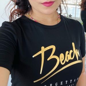 Beach crop top - brand new